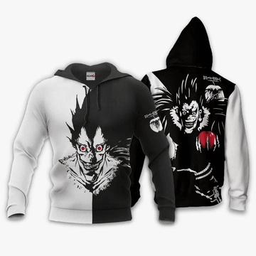 Death Note Ryuk Anime Manga For Men And Women 3d Hoodie Zip Hoodie Moonbestprint