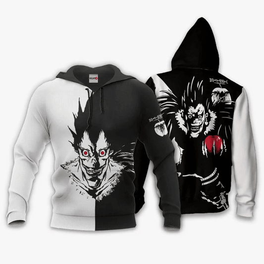 Death Note Ryuk Anime Manga For Men And Women 3d Hoodie Zip Hoodie Moonbestprint