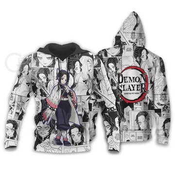 Shinobu Kocho Demon Slayer Anime Manga For Men And Women 3d Hoodie Zip Hoodie Moonbestprint