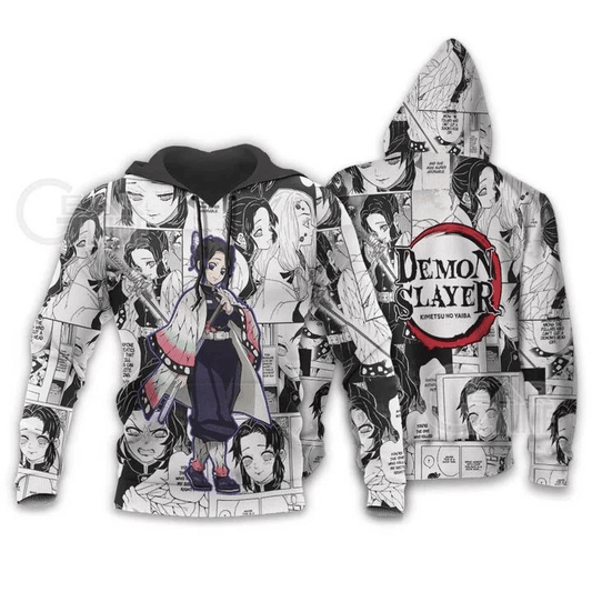 Shinobu Kocho Demon Slayer Anime Manga For Men And Women 3d Hoodie Zip Hoodie Moonbestprint