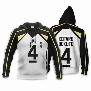 Fukurodani Kotaro Bokuto Anime Manga Haikyuu Fukurodani Number 4 For Men And Women 3d Hoodie Zip Hoodie Moonbestprint