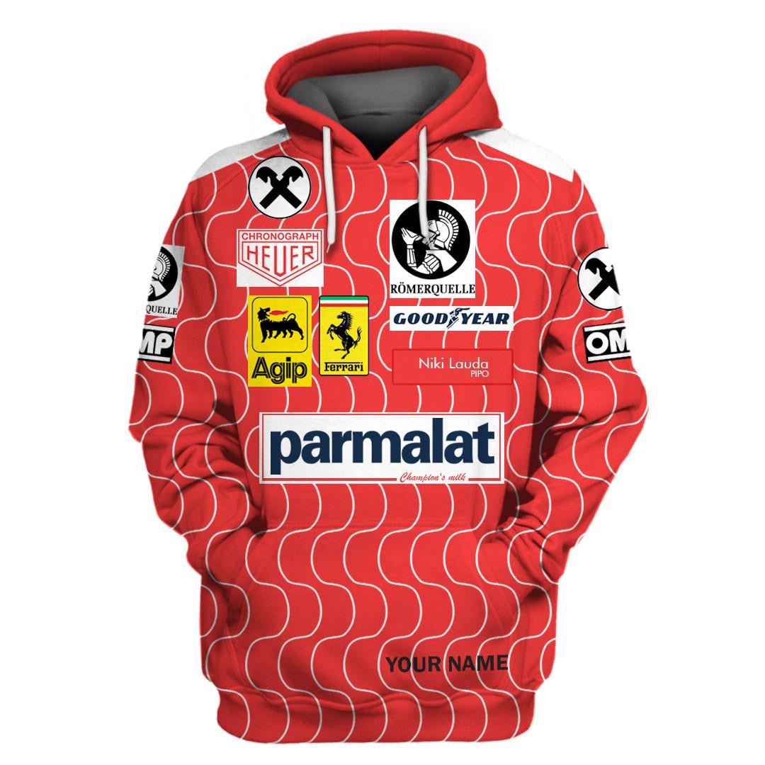 Personalized Parmalat F1 Racing Team All Over Print Hoodie, Zip Hoodie 439 Moonbestprint