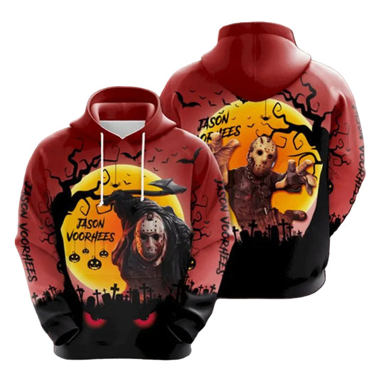 Jason Voorhees Lovers Halloween 3d Hoodie Moonbestprint