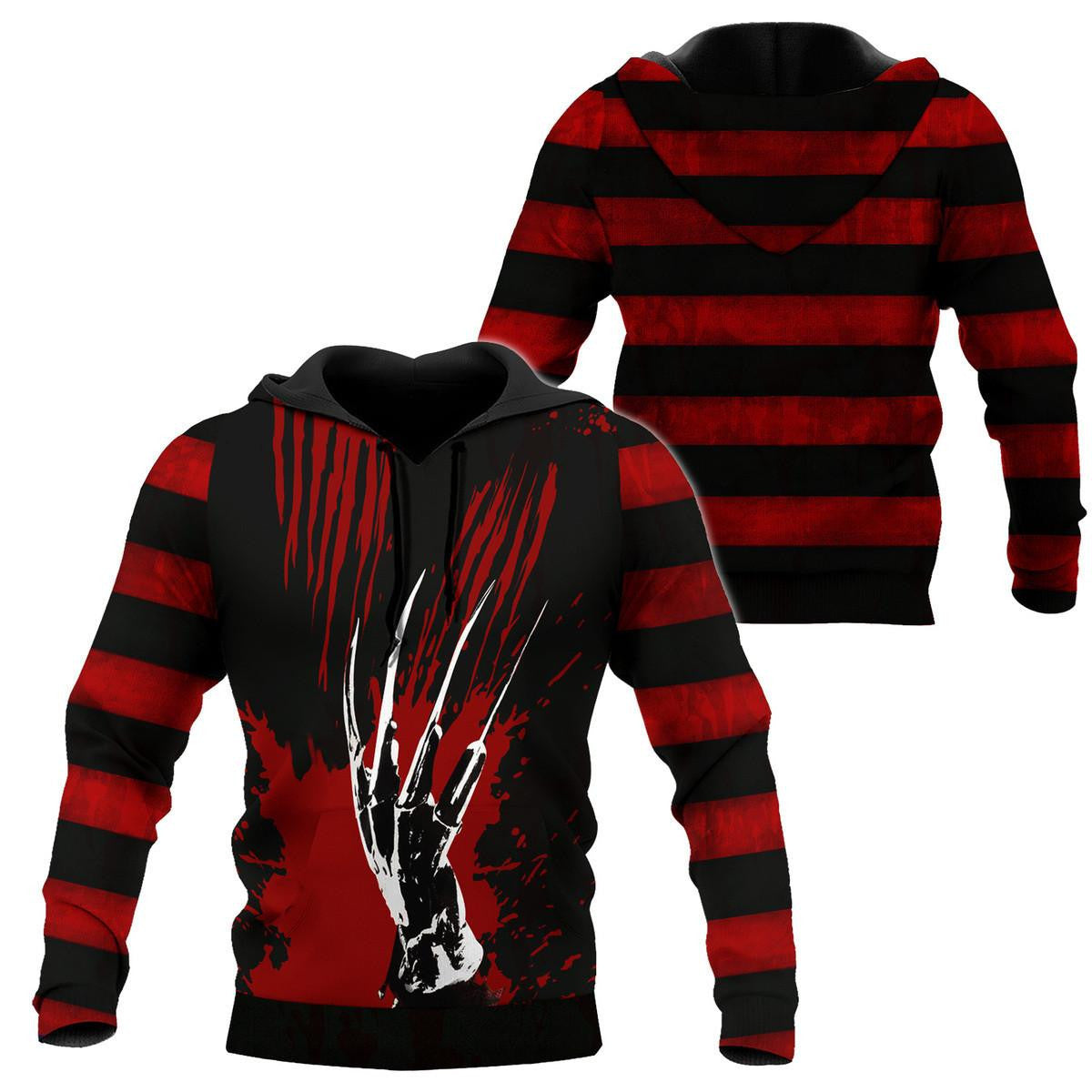 Freddy Krueger Horror Movie Halloween Hoodie &amp; Zip Hoodie Moonbestprint