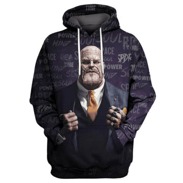 Marvel Boss Thanos Hoodie Zip Hoodie Moonbestprint