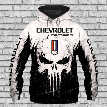 Chevrolet Camaro Skull Racing 3d All Over Print Hoodie 357 Moonbestprint