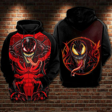 Venom- 3d Full Print Hoodies 123 Moonbestprint