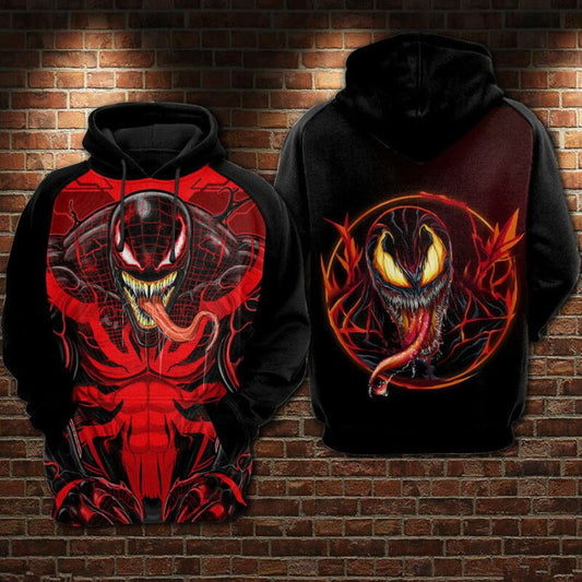 Venom- 3d Full Print Hoodies 123 Moonbestprint