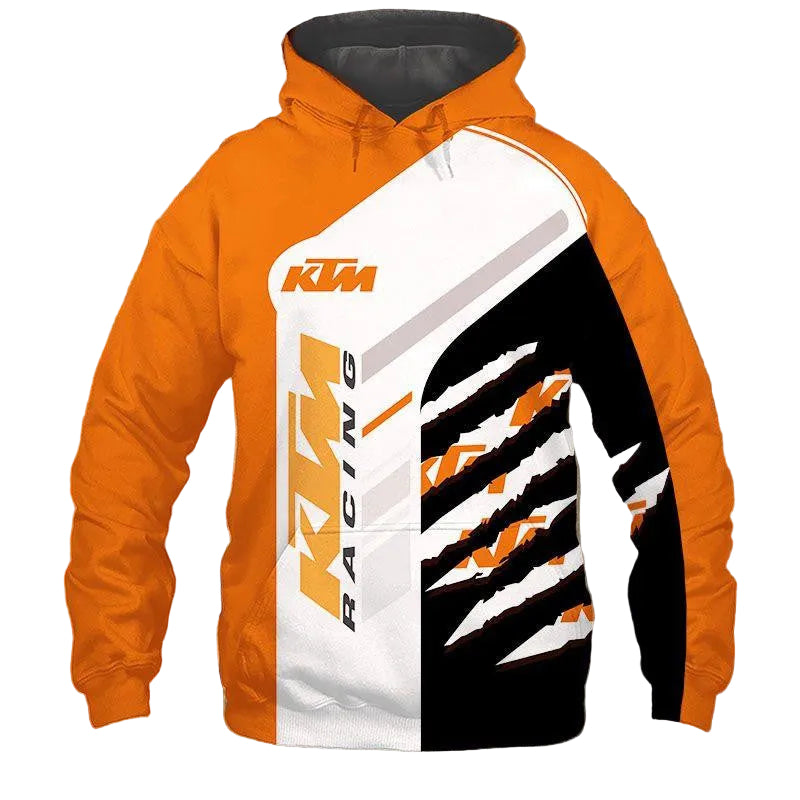 Ktm Racing Team 5k494 Fan Gift Stylist Unisex Cartoon 3d Hoodie Zip Hoodie Moonbestprint