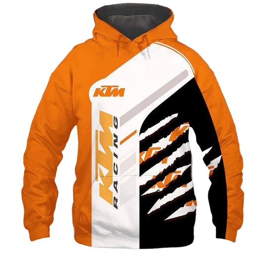 Ktm Racing Team 5k494 Fan Gift Stylist Unisex Cartoon 3d Hoodie Zip Hoodie Moonbestprint