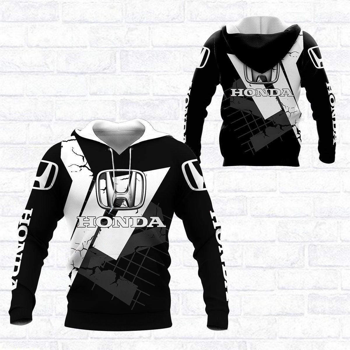 Honda Shirt Fan Gift 51, Stylist Unisex 3d Hoodie Zip Hoodie Moonbestprint