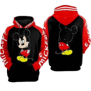 Mickey Comic 3d Hoodie Moonbestprint