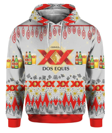 Dos Equis Beer 3d Print Ugly Christmas Sweater Hoodie Shirt Moonbestprint