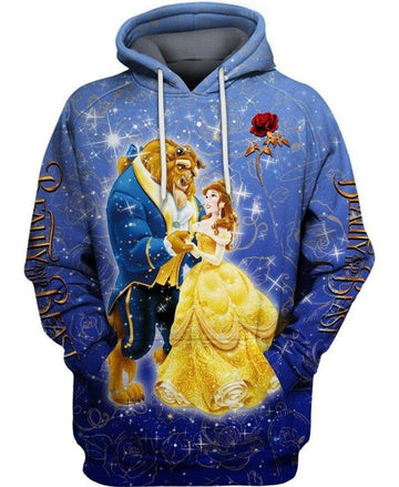 Beauty And The Beast Belle Over Print 3d Hoodie Zip Hoodie 26 Moonbestprint