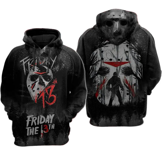 Friday The 13th Jason Voorhees All Over Print Hoodie 115 Moonbestprint
