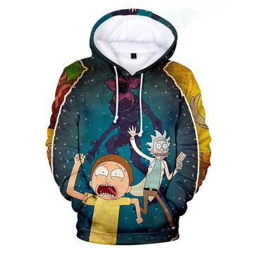 Rick And Morty Gift For Men And Women Over Print 3d Hoodie Zip Hoodie 897 Moonbestprint
