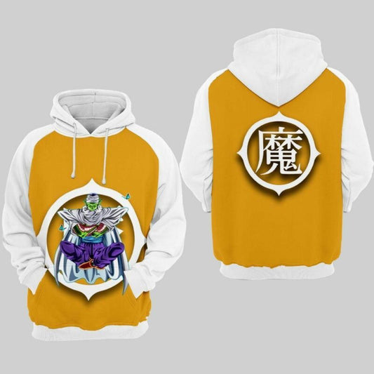 Piccolo Cartoon Dragon Ball Over Print 3d Hoodie Zip Hoodie Moonbestprint