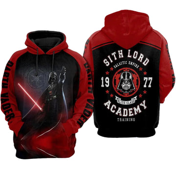 Darth Vader Star Wars, Sith Lord Academy Traning All Over Print Hoodie Moonbestprint