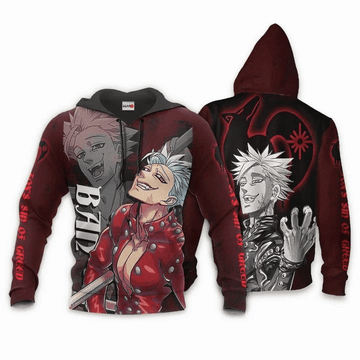 Ban Anime Manga Seven Deadly Sins Fox's Sin Of Greed For Men And Women 3d Hoodie Zip Hoodie Moonbestprint