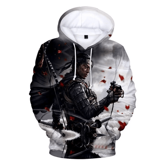 Ghost Of Tsushima Samurai Sakai Over Print 3d Hoodie Zip Hoodie 2 Moonbestprint