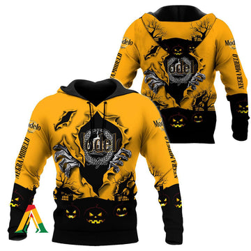 Scary Night Halloween Modelo Negra Hoodie &amp; Zip Hoodie Moonbestprint