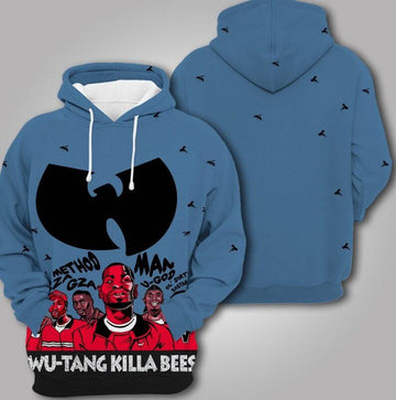 Wu Tang Killa Bees Clan Hip Hop ,wu Tang Clan Halloween Movies 2 3d Hoodie Zip Hoodie Moonbestprint