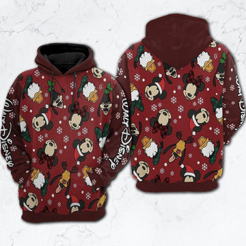 Disney Family Mickey Mouse And Friend Walt Disney Fan Gift, Disney Family Mickey Mouse And Friend Walt Disney Aop Hoodie, Zip Hoodie, Fleece Jacket Moonbestprint