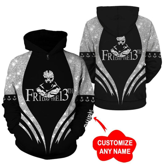 Personalized Friday The 13th Aop Hoodie And Zip Hoodie 2, Gift For Fan 3d All Over Print Shirt Hoodie Moonbestprint