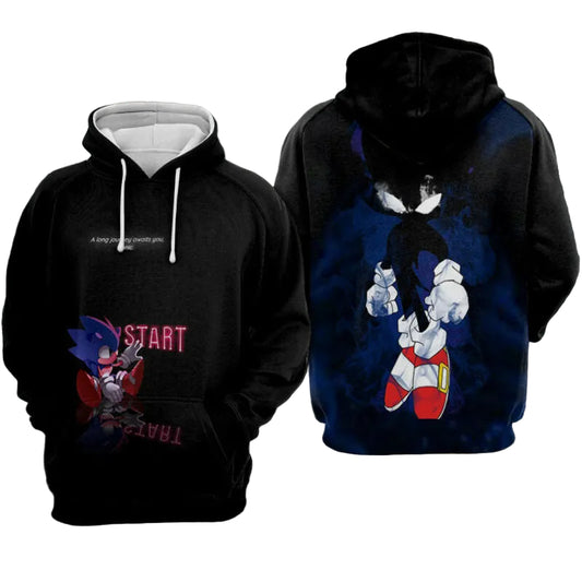 Sonic Hoodie - Zip Hoodie Moonbestprint