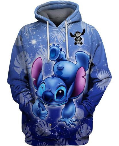 Stitch Ohana Means Family 3d Hoodie Zipper Hoodie Moonbestprint
