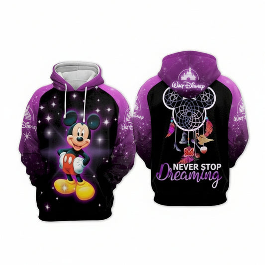 Mickey Mouse Twinkle All Over Printed 3d Hoodie 306 Moonbestprint