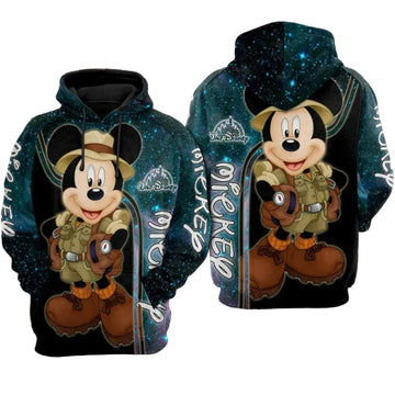 Mickey Mouse Movies Disney 7 Over Print 3d Hoodie Zip Hoodie Moonbestprint