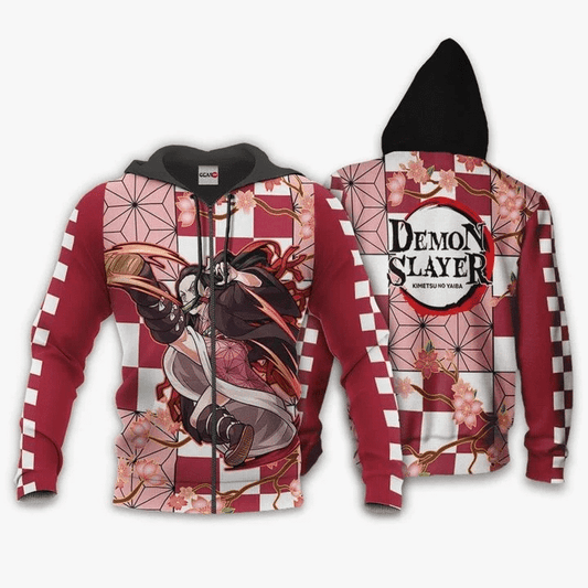 Nezuko Demon Slayer Anime Manga For Men And Women 3d Hoodie Zip Hoodie Moonbestprint