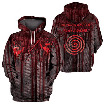 Horror Movies Hoodie Do You Want To Play A Game? Moonbestprint