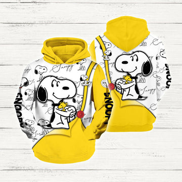 Cartoon Character Fall Snoopy Hoodie All Over Printed 3d Unisex Men Women Moonbestprint