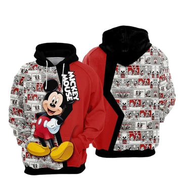 For Mickey Mouse Lovers The Story Of Mickey 3d Hoodie Moonbestprint