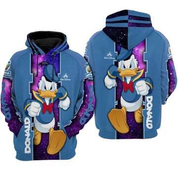 Donald Duck Movies Disney Over Print 3d Hoodie Zip Hoodie 63 Moonbestprint