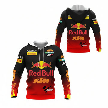 Motogp Red Bull Ktm Racing, Ktm Factory Racing All Over Print Hoodie, Zip Hoodie Moonbestprint