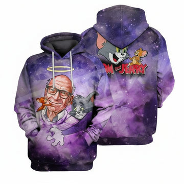 Tom And Jerry Say Thank You Hoodie Unisex 3d All Over Print Moonbestprint