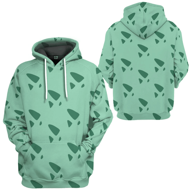3d Bulbasaur Custom Hoodie Moonbestprint