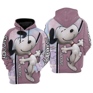 Snoopy Walt Disney Over Print 3d Hoodie Zip Hoodie 5 Moonbestprint