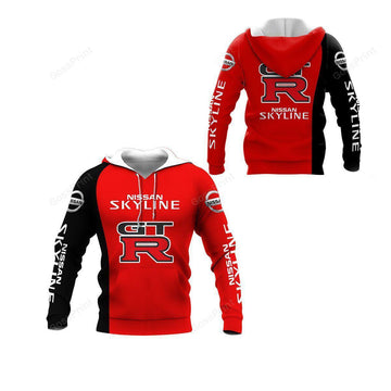 Nissan Skyline Gtr All Over Print Hoodie, Zip Hoodie 166 Moonbestprint