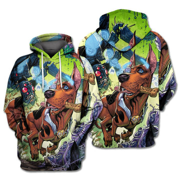 Halloween Hoodie Scooby Doo Hoodie Scooby Doo Escaping Halloween Spider 3d Hoodie Zip Hoodie Moonbestprint