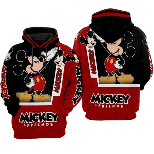 Mickey Friends Movies Disney Over Print 3d Hoodie Zip Hoodie 596 Moonbestprint