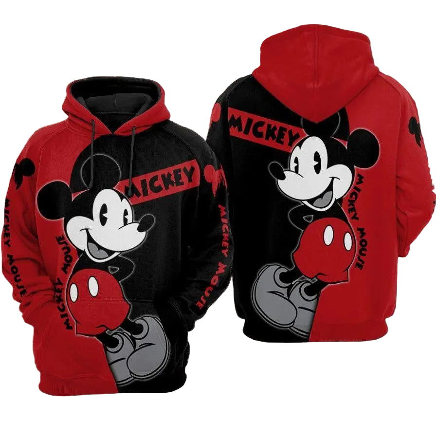 Disney Mickey Mouse, Mickey Ver125 Aop Hoodie, Zip Hoodie Moonbestprint