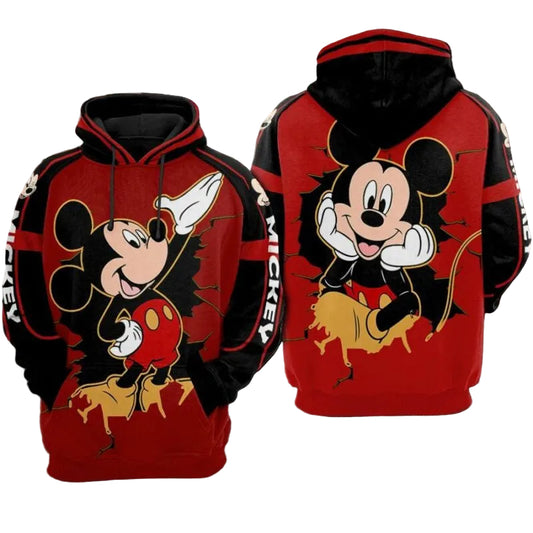 Mickey Mouse 7 Over Print 3d Hoodie Zip Hoodie Moonbestprint