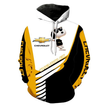 Chevrolet Lovers Snoopy Cool 3d Hoodie Moonbestprint