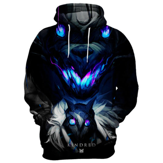 Kindred League Of Legends 3d Hoodie Zip Hoodie Moonbestprint