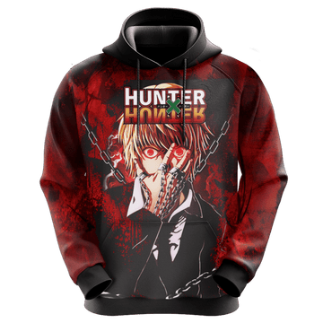 Kurapica Black Red Hoodie Hunter X Hunter Merch Anime 3d Hoodie Zip Hoodie Moonbestprint