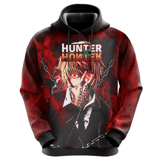 Kurapica Black Red Hoodie Hunter X Hunter Merch Anime 3d Hoodie Zip Hoodie Moonbestprint